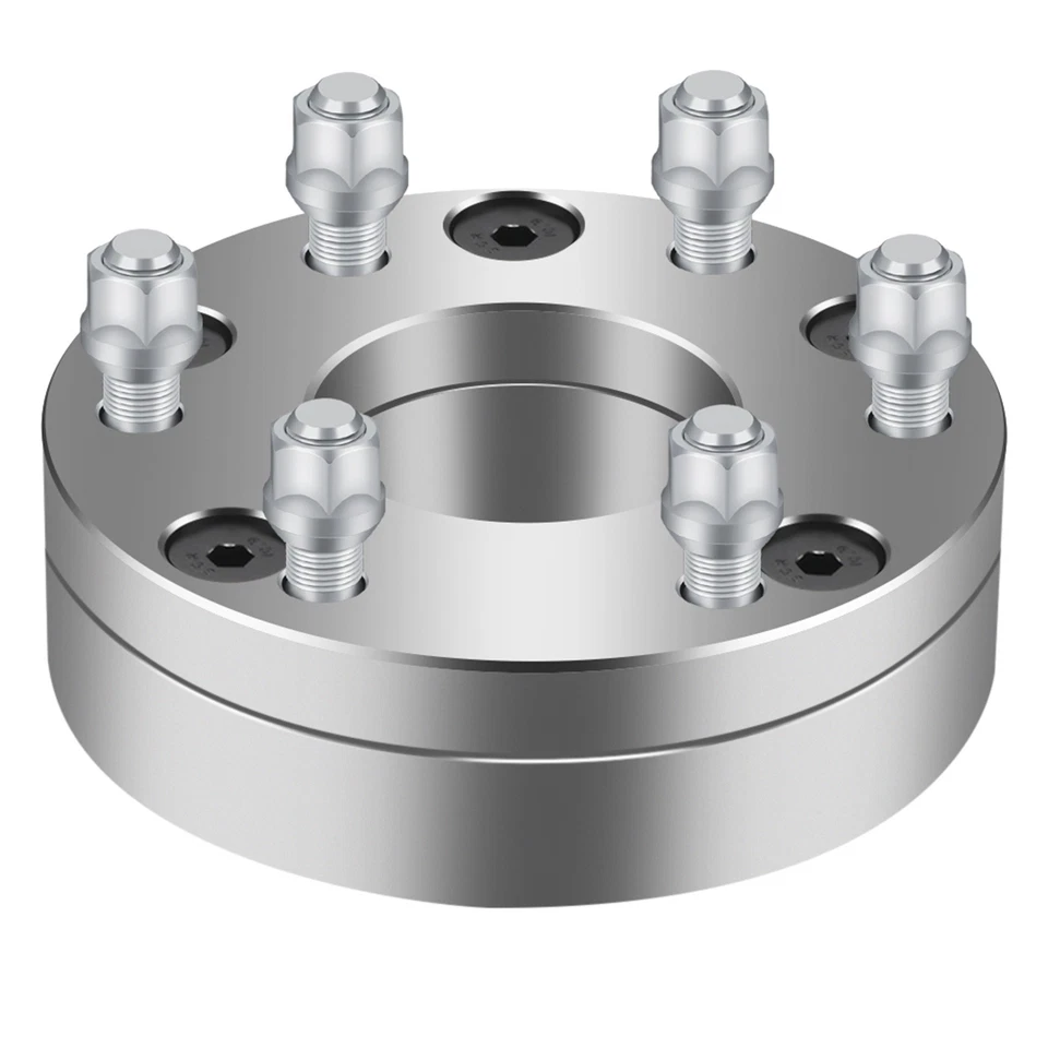 4pcs 2" 5x5 to 6x5.5 14x1.5 studs wheel spacers for Jeep Wrangler 2007-2013 - Image 2 of 4