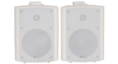 PAAR AKTIVE DJ REGALLAUTSPRECHER 5'' 60W WEISS VERSTÄRKT ANGETRIEBEN PA 170.165UK