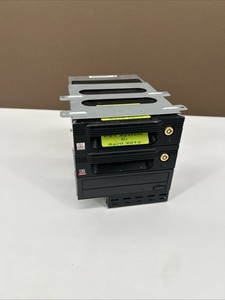 Lot of 2 CRU DATAPORT Locked W/ DVD Rewritable Drive READ UNTESTED