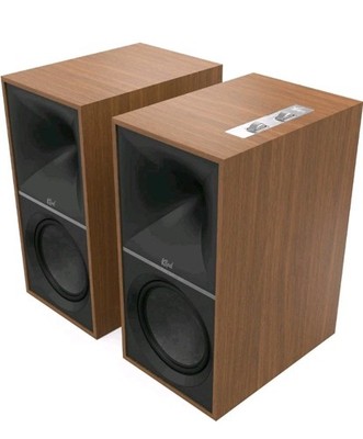 Klipsch The Nines 8'' 480W 2-Way Wireless Active Bookshelf Speakers Walnut (Pair)