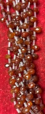 Dark Carnelian 7mm X 11 Mm Briolette 17  Strand 52 Pieces