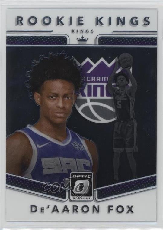 2017-18 Panini Donruss Optic Rookie Kings De'Aaron Fox #5 1g5d