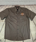 Harley Davidson Screamin Eagle Performance Parts Pinstripe Shirt L MainGate Race