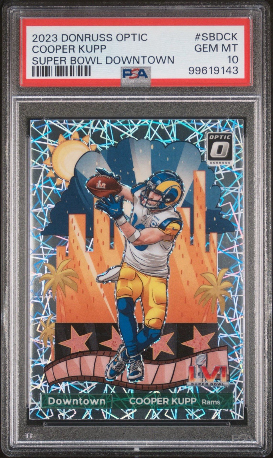 2023 Panini Donruss Optic - Super Bowl Downtown Cooper Kupp #SBD-CK PSA 10