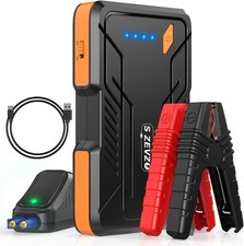 1000A Portable Car Jump Starter 12V Battery Booster Pack - LED Flashlight
