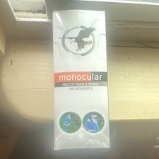 16x52 Monocular Black Rubber Eyecup 16x Magnification 52mm Lens