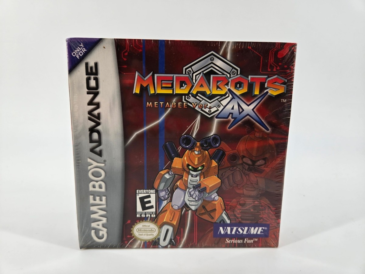 【おまけあり】Medycott Advance MCA-6 6kg×2 Medabots AX: Rokusho Ver. (Nintendo Game Boy Advance, 2002) for