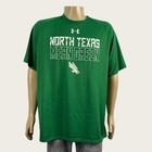 Under Armour Loose Heat Gear Mens 2XL North Texas Mean Green UNT Graphic T-shirt
