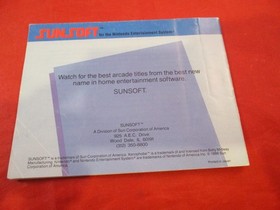 Xenophobe Nintendo NES Instruction Manual Booklet ONLY