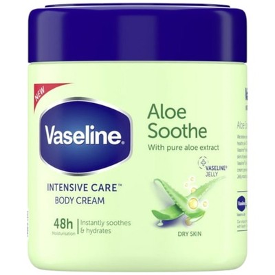 Vaseline Aloe Soothe Moisturizing Body Cream, 13.5oz (400ml)