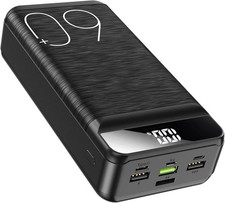 Power Bank 60000 mAh 22.5 W Fast Charging USB-C USB-A Portable Charger