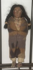 Skookum Indian Native American Doll 12 Vintage Antique
