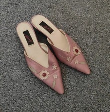 Carvel Shoes Well Used See Pictures Size 37 UK 4 Pink Leather Slip On