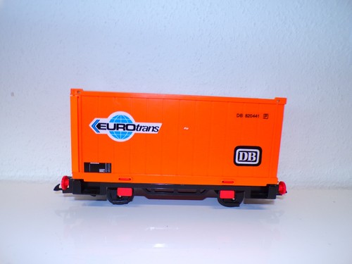 Playmobil Spur G 4113 Containerwagen Eurotrans siehe Foto in OVP PK7142 | Condition: Gebraucht