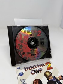 SEGA Saturn - Virtua Cop 2 - Disc and manual Only Authentic Tested And Working
