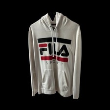 Fila Sport White Pullover size large