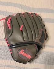 FRANKLIN Ready To Play 10.5" T-Ball / Youth Glove RTP 22708 Pink Gray RHT Right