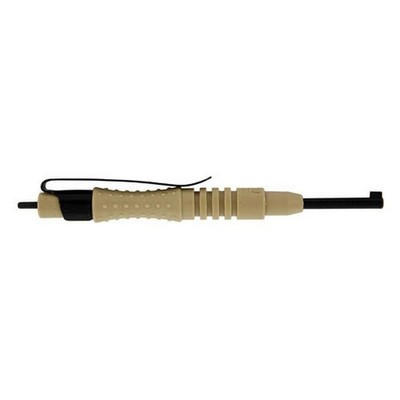 Zak Tool ZT12C-TAN ProGrip Round Carbon Fiber Handcuff Key w/ Pocket Clip, Tan