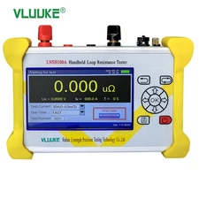 Handheld Loop Resistance Tester Circuit Breaker Contact Resistance 7" TFT LCD