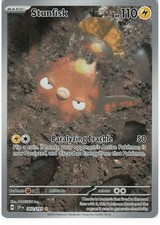 Stunfisk 202/191 Holo Illustration Rare Surging Sparks Pokemon NM