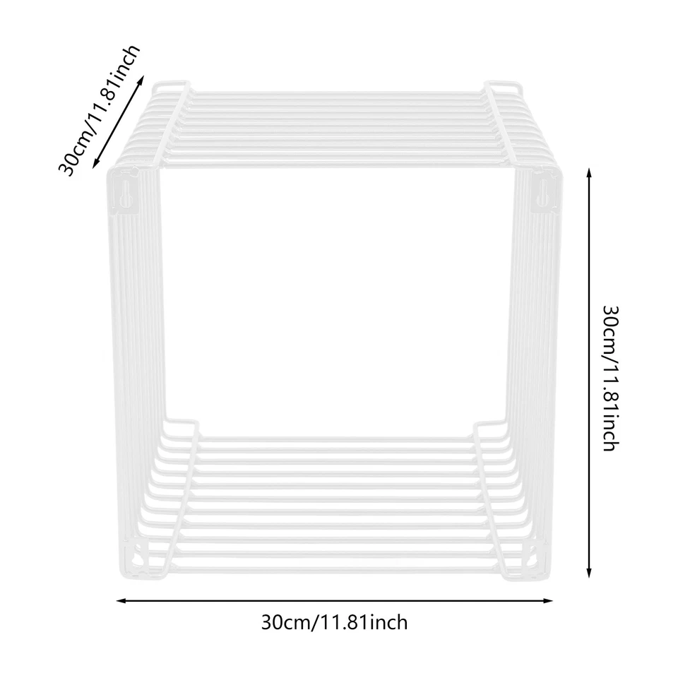 Side Table, Square Geometry Side Table, Linear Metal End Table - Image 2 of 4