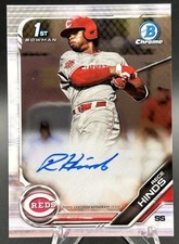 2019 Bowman Draft - Chrome Draft Pick Autographs Rece Hinds #CDA-RH (AU, RC)