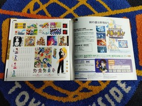 SNK NEO GEO TOKYO GAME SHOW '99 SPRING CATALOG BROCHURE w/Stickers page