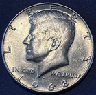 1968D Kennedy Silver Half Dollars 50c *Uncirculated* Lot 2