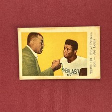Joe Louis 1962 Dutch Gum TEVE Set #123 Dutch Gum Card