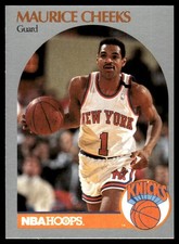 Maurice Cheeks 1990-91 Hoops #202 Knicks NBA READ FREE SHIPPING AutographDen