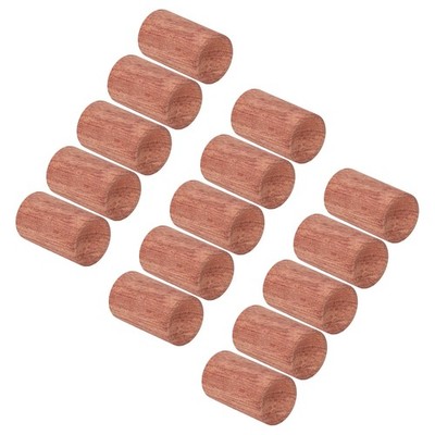 15x Wooden Essential Oil Diffuser Rosewood Portable Mini Round Aromatherapy SET