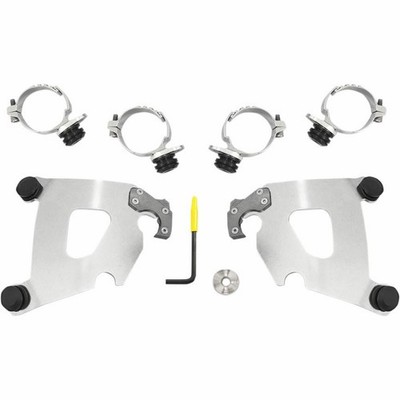 Memphis Shades Trigger-Lock Mount Kit for Cafe Fairing - Polished MEK2015