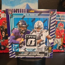 🔥 💎 2025 Donruss Optic Football Mega Box NFL Trading Cards Sealed! 