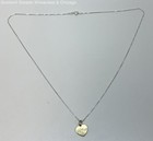 925 Sterling & Vermel Heart Pendant Necklace 2.2g — photo 4