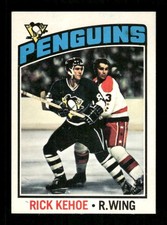1976-77 O-Pee-Chee  #124 Rick Kehoe NM to NM+ TZ1 BXCP70
