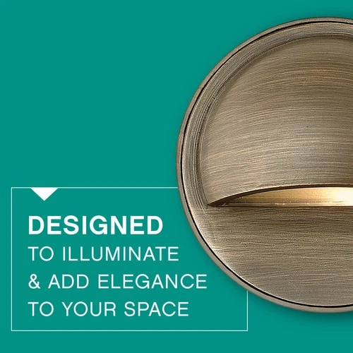 Hinkley Lighting 16801-LL 12v 2.4VA 1.5w 3.5" Outdoor Deck Light - Bronze - Picture 3 of 4