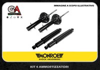 Set 4 StoßDäMpfer Fiat Punto 2 188 1.3 JTD 16V 70 CV Monroe