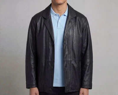 BUGATTI Lamm Nappaleder Herren Pilotenjacke 52 - Bild 1 von 4