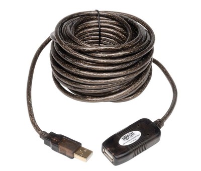 Tripp Lite USB 2.0 Active Extension Repeater Cable (A M/F), 16 ft. (4.88 m)