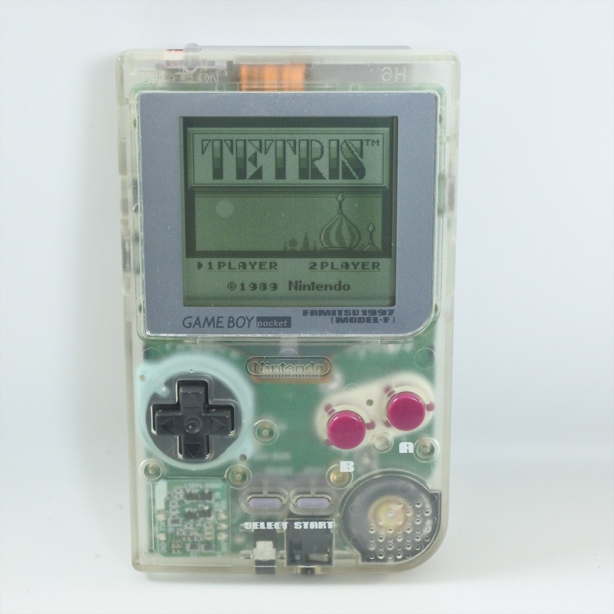 Gameboy Pocket FAMITSU Limited Console SKELETON MGB-001 Boxed