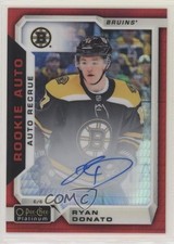 2018-19 O-Pee-Chee Platinum Rookie Red Prism 34/50 Ryan Donato #R-RD Auto RC 7o1