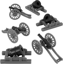 Revolutionary War Cannon Mortar - Miniature 6Pc