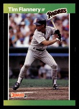 Tim Flannery 1989 Donruss #364 San Diego Padres BASEBALL *083