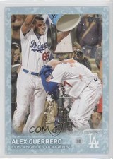 2015 Topps Update Snow Camo 41/99 Alex Guerrero #US50 4m3