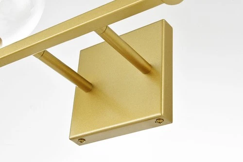 Elegant Lighting LD7308W16 Eero 2 Light 16"W Vanity Light - Black - Picture 9 of 12