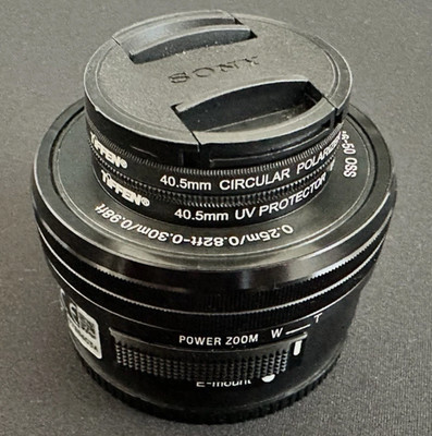 Sony 16-50mm Wide Angle E-mount Zoom Lens, w/ Filters