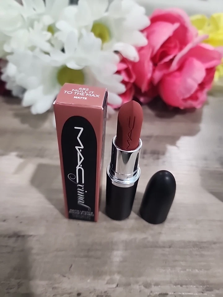 MAC MACximal Matte Lipstick 0.12 fl oz -#682 MULL IT TO THE MAX- NEW IN BOX  - Image 2 of 4