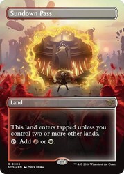 Sundown Pass (Borderless) 305 Secrets of Strixhaven