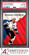 1992 PARKHURST #443 ROMAN HAMRLIK RC POP 3 PSA 10