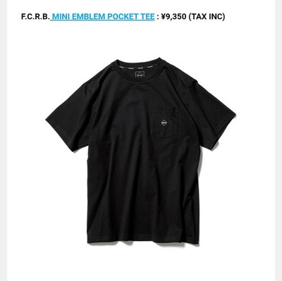 F.C.R.B. Mini Emblem Pocket Tee T-Shirt